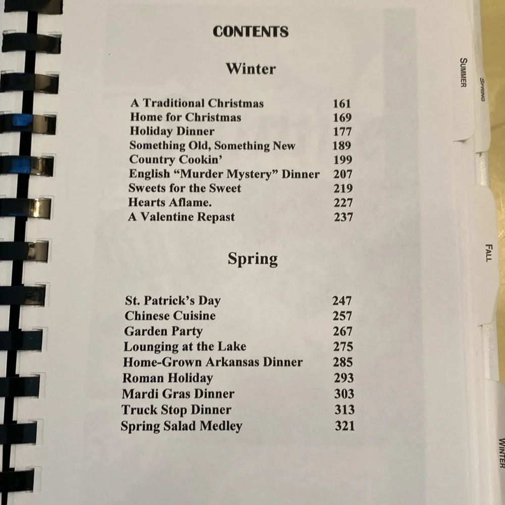 Entertaining with‎ The Flaming Spoons Arkansas’ Most Famous Cooks Cookbook.